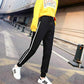 Summer Thin Sports Pants Female Students Large Size Casual Pants The Feet Were Thin and Loose Wild Harem Pants Ladies