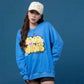 Autumn Sweater Fashion Brand The Same Couple Art Print Autumn and Winter Long-sleeved Round Neck Sweatershirts