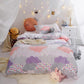 Bed Flat Sheet 100% Cotton Bedding Set Duvet Cover Pillowcase Quilt Cover Bedclothes