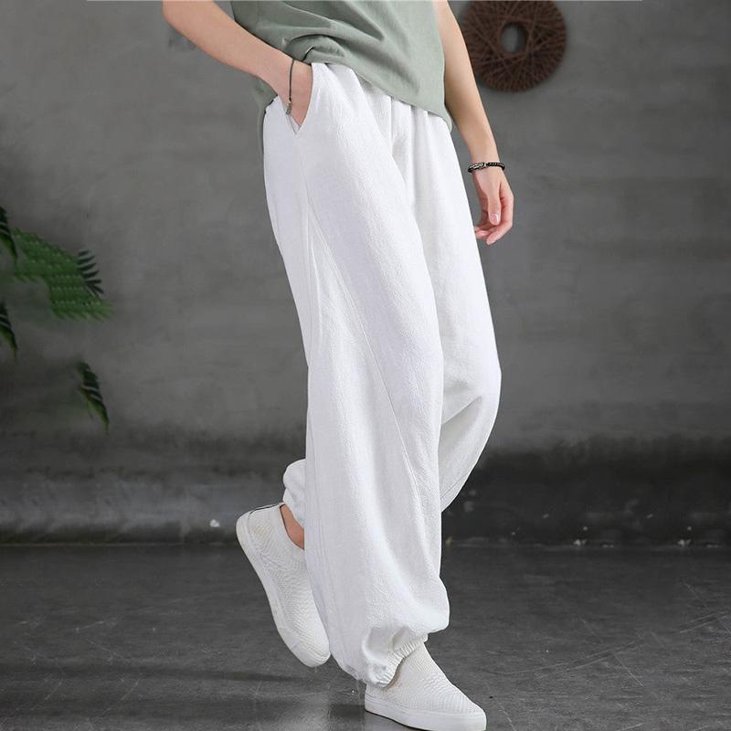 Women's Comfortable Bloomers Spring-Summer Bungee Pants Loose Versatile Casual Pants