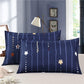 Two Pieces of Genuine Household Low Pillows with Zipper Removable and Washable Pillow Core One Adult Student Single Pillow Set, Free Pillowcase