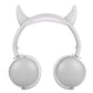 Cat Ear Little Evil Antler Noise Reduction Headphone Bluetooth 5.0 Young People Kid Headset with Mic