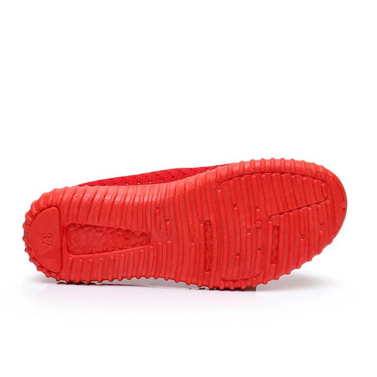 Cloth Shoes Women's Mesh Shoes Breathable Leisure Sports Low-top Non-slip Running Shoes