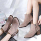 Chelsea Boots Cow Suede Women Ankle Boots High Quality Platform Nubuck Leather Boots