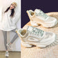 Women Sports Casual Shoes 2020 Summer Platform Sneakers Woman Increased Mesh Breathable Chunky Shoes