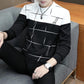 Autumn Men's Pullover Round Neck Youth Warm Top Slim Thin Long-sleeved Sweater Bottoming Shirt