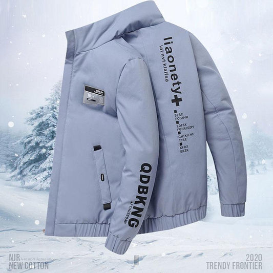 Down Jacket Men's Short Stand Collar Thickened Warmth Korean Version of The Trend of Men's Winter Men's Down Jacket