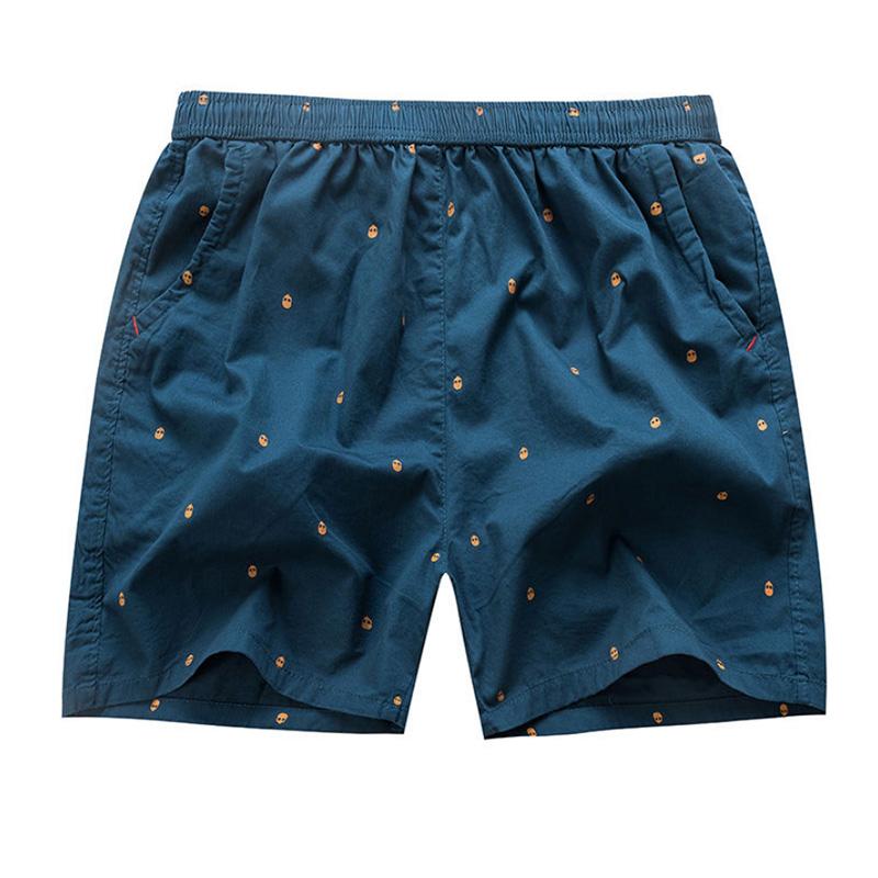 Trendy Summer Men's Shorts Cotton Three-point Beach Pants Loose Shorts Home Casual Pants Quick-drying Sports Shorts