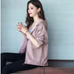 Spring and Autumn Plus Cotton Short Hooded Casual Small Windbreaker Loose Jacket Jacket Women