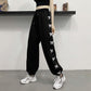 Girls' Sports Pants Spring and Summer Printed Drawstring Drawstring Pants Wei Pants Loose Casual Bloomers