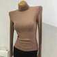 Women Winter Turtleneck Sweater Fashion Slim Pullover Knitted Jumper Long Sleeve White Black High Neck Sweaters Women Fall Basic Top Clothes