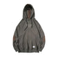 Autumn and Winter Men's Loose Sweater Hood Plus Velvet Thick Coat Trend Retro Hooded