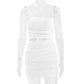 Dress Female Summer Fashion Sexy Hollow Bag Hip Sling European and American Style Skirt