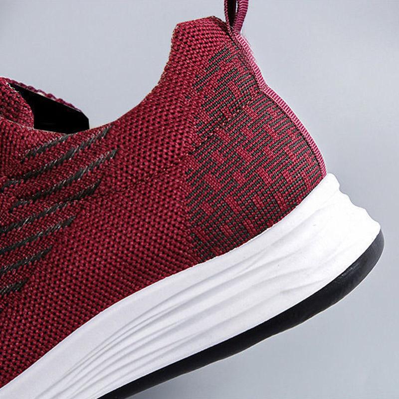 Spring and Autumn Breathable Casual Women's Shoes Comfortable Soft-soled Sports Shoes Middle-aged Flying Woven Summer Mesh Shoes