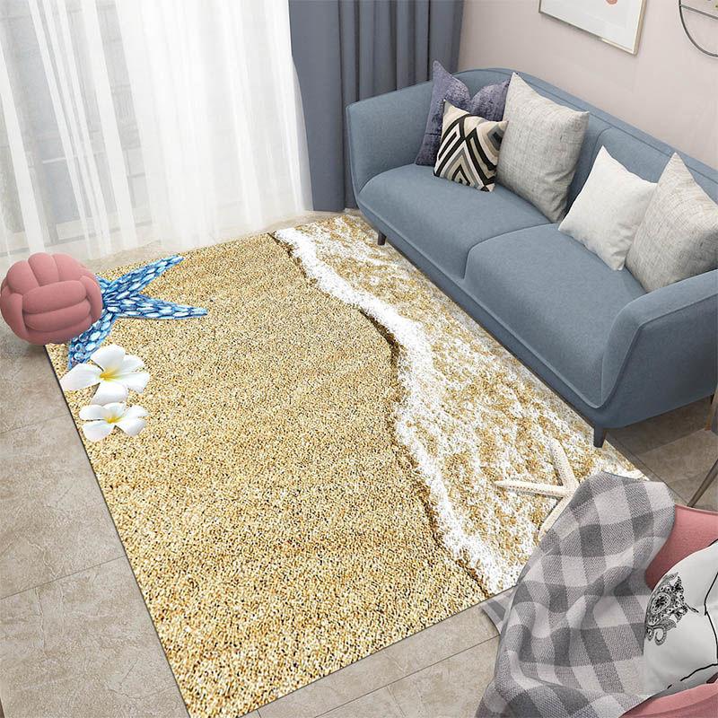 3D Living Room Sofa Floor Mat Carpet Bedroom Full Bed Bedside Crawling Mat Coffee Table Door Mat