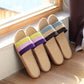 Home Slippers Men and Women Couple Linen Slippers Spring and Summer Autumn Indoor Floor Non-slip Home Slippers
