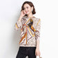 Bohemia Floral Crew Neck Woolen Sweater Women Long Sleeve Warm Printed Cashmere Sweater Knitted Jumper Tops