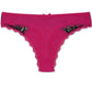 6pcs/set of Pure Cotton Underwear Women T-back Sexy Fashion Plus Size Thong Lace Solid Color Underwear