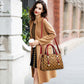 Messenger Mother Bag Leather Women's Bag Handbag Large Capacity High-level Big Bag Fashion Wild Ladies Bag