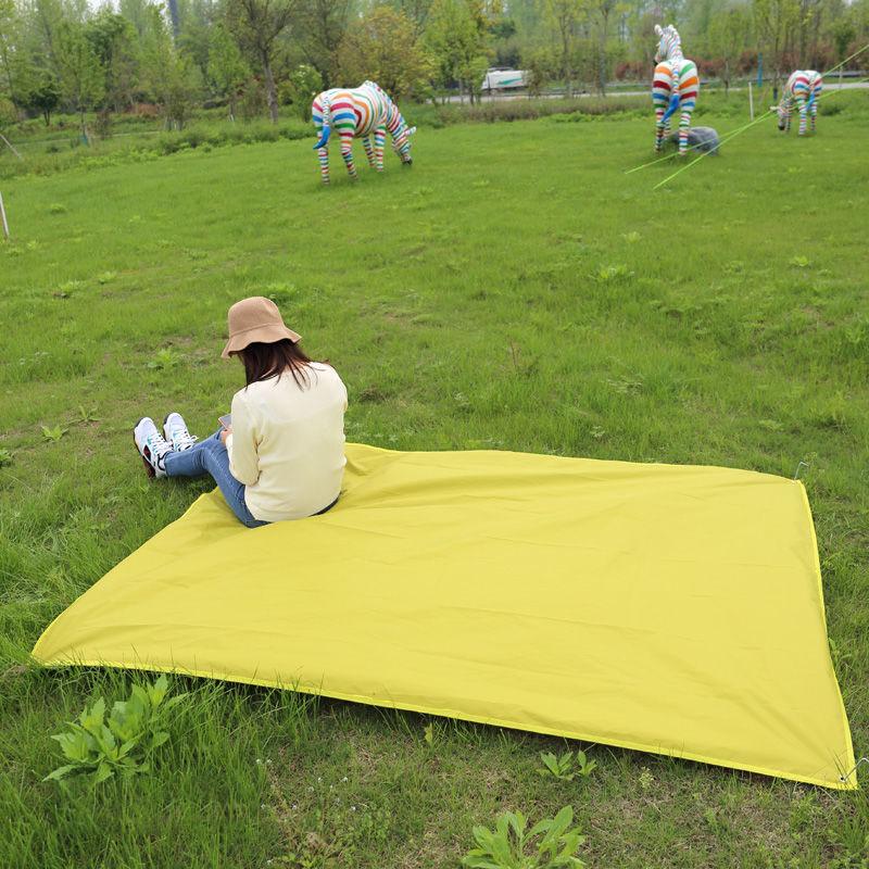 Outdoor Waterproof Sunscreen Car Side Tent Canopy Outdoor Moisture-proof Cloth Mats Tent Mats Sunshade Cloth Windshield Cloth