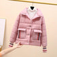 Short Bread Coat Winter Coat Korean Style Popular Student Padded Jacket Thick Loose Coat Women's Clothing