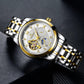 Brand Luxury Mechanical Men Watches Skeleton Automatic Waterproof Self-winding Clock Stainless Steel