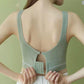 Women's Sports Underwear Gathered Without Steel Ring Vest Tube Top Bra Fitness Underwear Yoga Vest Top Beautiful Bare Breasts