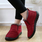 Snow Boots Women Shoes Winter Warm Flat Couple Style Ankle Boots Cotton Slip on Plus Size Platform Booties Winter Shoes for Women