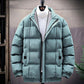 Cotton Jacket Men's Autumn and Winter Jacket Explosion Style Trend Thick Down Padded Jacket Tooling Tide Brand Padded Jacket