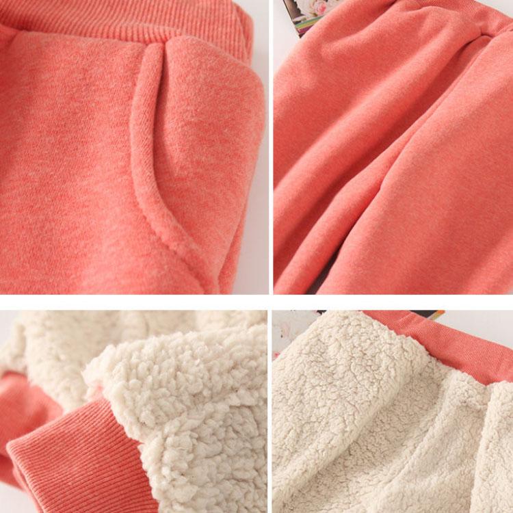 Winter Lamb Velvet Thick Sports Pants Feet Plus Velvet Casual Pants Loose Harem Pants Plus Size Cotton Trousers Trousers Women