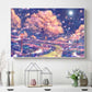 Diamond Painting Stickers Modern Minimalist Cartoon Landscape Stickers Diamond Cross Stitch Handmade Small
