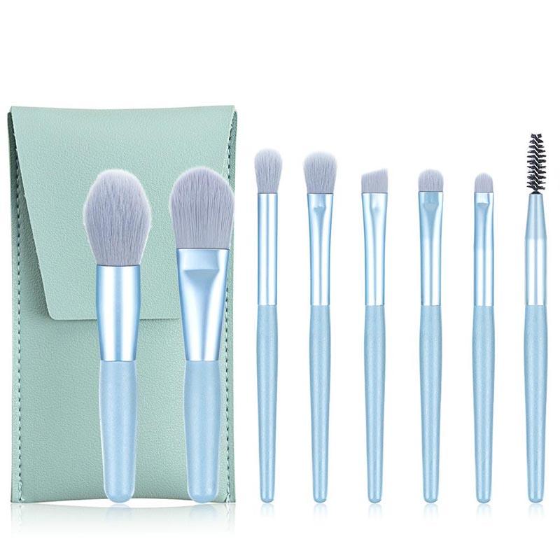 8 Piece Portable Soft Makeup Brush Set, Eye Shadow Foundation Powder Eyelash Lips Concealer Blush Makeup Brush Set