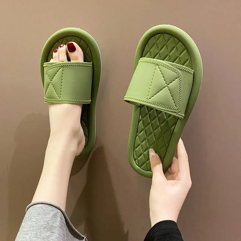 Non-slip Indoor Women's Summer Slippers Soft Bottom Outer Wear  Slippers