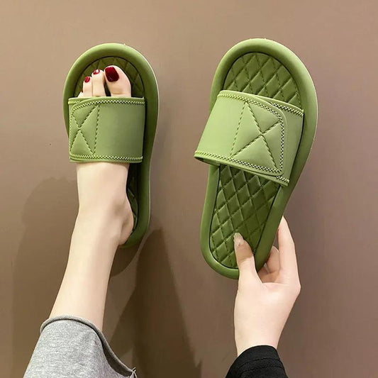 Non-slip Indoor Women's Summer Slippers Soft Bottom Outer Wear  Slippers