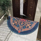Semi-circular Carpet Floor Pad 40 * 80cm50 * 100cm Porch Door Pad Home Entrance Foot Pad Bathroom Pad Non-slip Water Wash