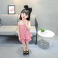 Children's Clothing Summer Clothing Girls Short-sleeved Summer Suit Western Style Shorts Two-piece Set 0-2-5 Years Old Female Baby