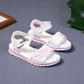 Girl's Summer White Sandals Soft Soled Outdoor Single Cool Shoes Girls' Non Slip Light Princess Shoes