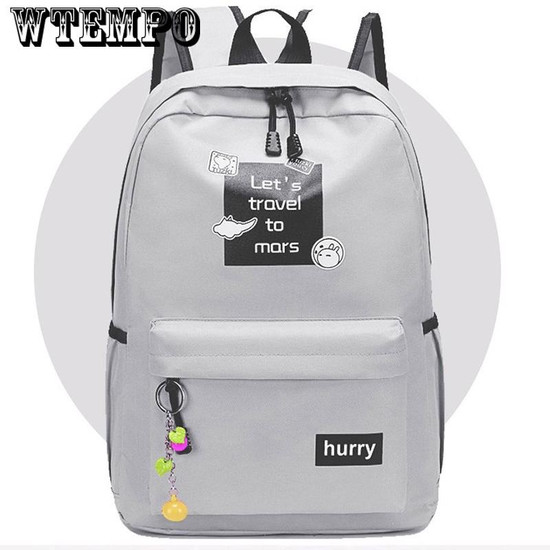 Nylon Backpack for Women Multi Pocket Travel Backpacks Female School Bag for Teenage Girls