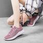 Women Running Shoes Breathable Mesh Lace Up Flat Sneakers Black Sport Woman Designer Shoes for Girls