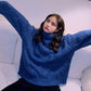 Pofulove Korean Twist Thick Turtleneck Sweater Female Autumn Winter Loose Solid Color Knitted