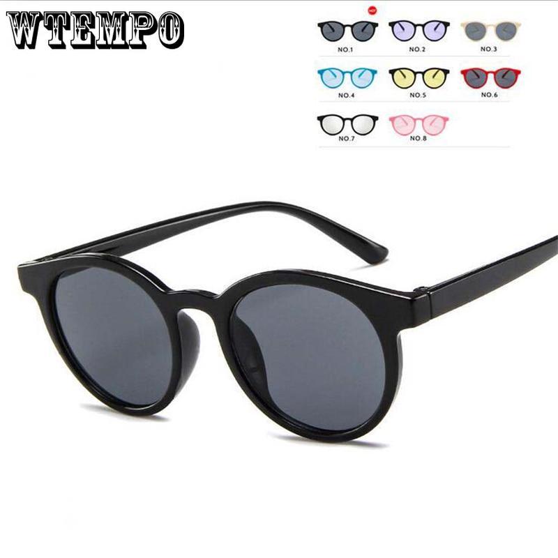 WTEMPO Fashion Round Kids Sunglasses Candy Colors Cute Child Baby Safety Sun Glasses for Baby Girls