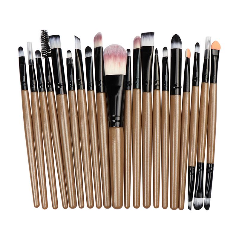 20PCS Makeup Brush Set Powder Foundation Eyeshadow Eyeliner Lip Cosmetic Brushes Best Gift For You