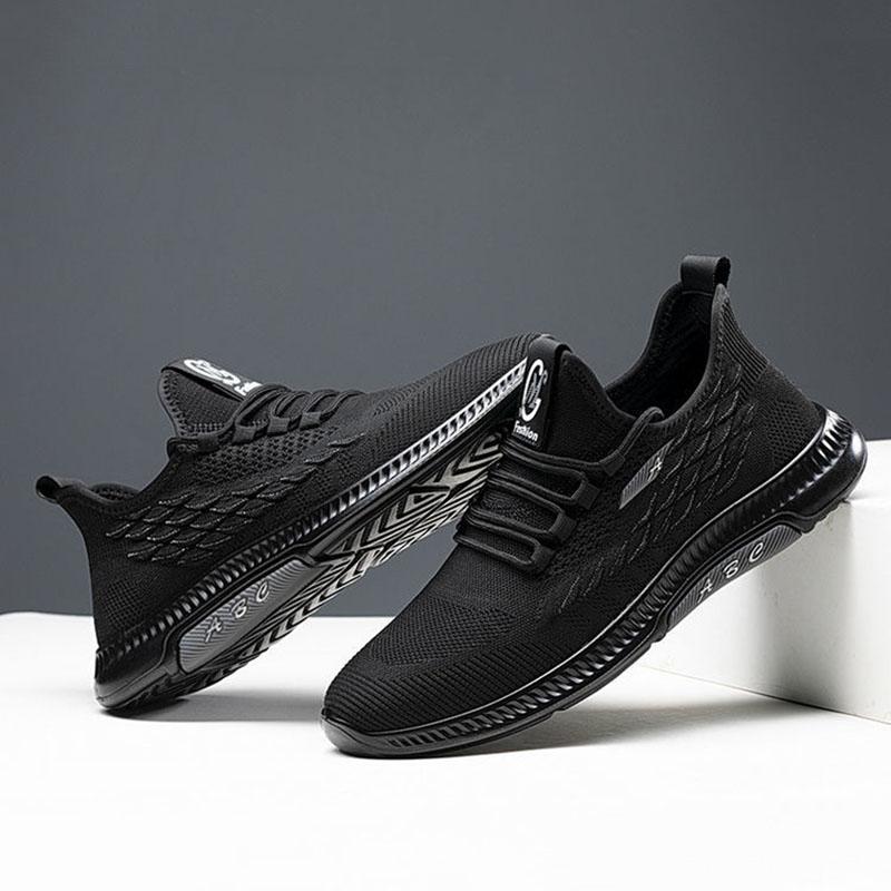 Spring Autumn New Men Sports Shoes Breathable Deodorant Running Shoes Casual Sports Shoes Men Simple Versatile