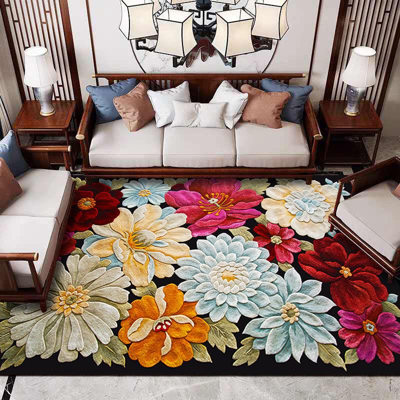Simple and Modern Carpet Living Room Coffee Table Blanket Large Area Doormat Bedroom Full House Dirt-resistant Non-slip Washable