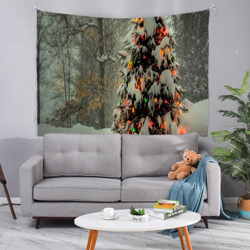 Christmas Tree Tapestry Bedroom Dormitory Wall Decoration Simple Wall Tapestry