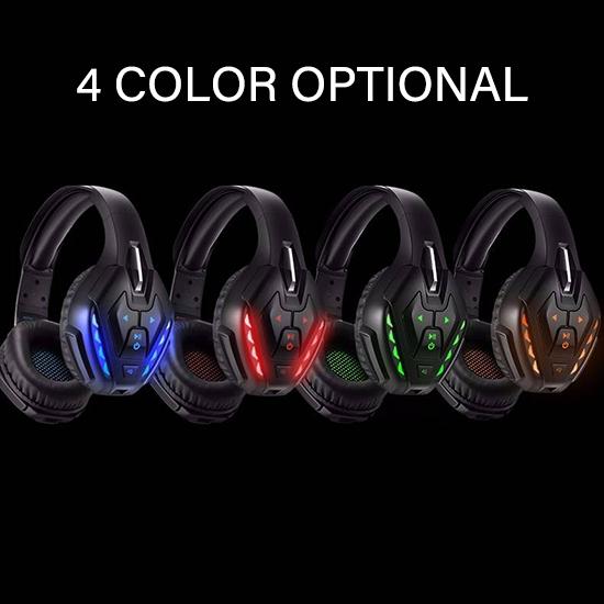 Headphones Bluetooth 5.0 Wireless HIFI Earphones Gaming Headset Waterproof with Mic Noise Canceling