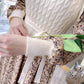 Autumn and Winter Fake Two-piece Over-the-knee Long Base Sweater Dress Base Knitted Stitching Corduroy Floral Dress