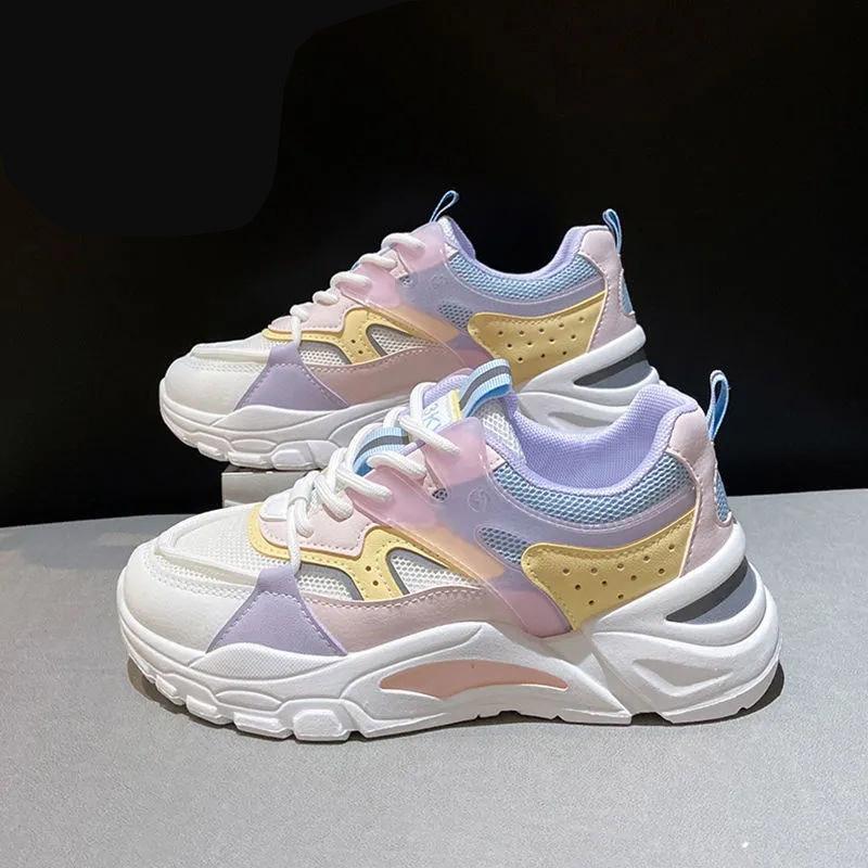 Daddy Shoes Female Ins Tide Breathable Mesh Shoes Student All-match Sports Shoes