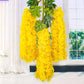 Artificial Wisteria Flower Bean Flower String Violet Plastic Silk Flower Decoration Vine Plant Flower Wedding Fake Flower Rattan