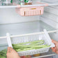 4Pcs Refrigerator Storage Basket Box Fresh-keeping Retractable Egg Storage Basket Drawer Pull-out Multifunctional Fruit Basket Hanging Artifact